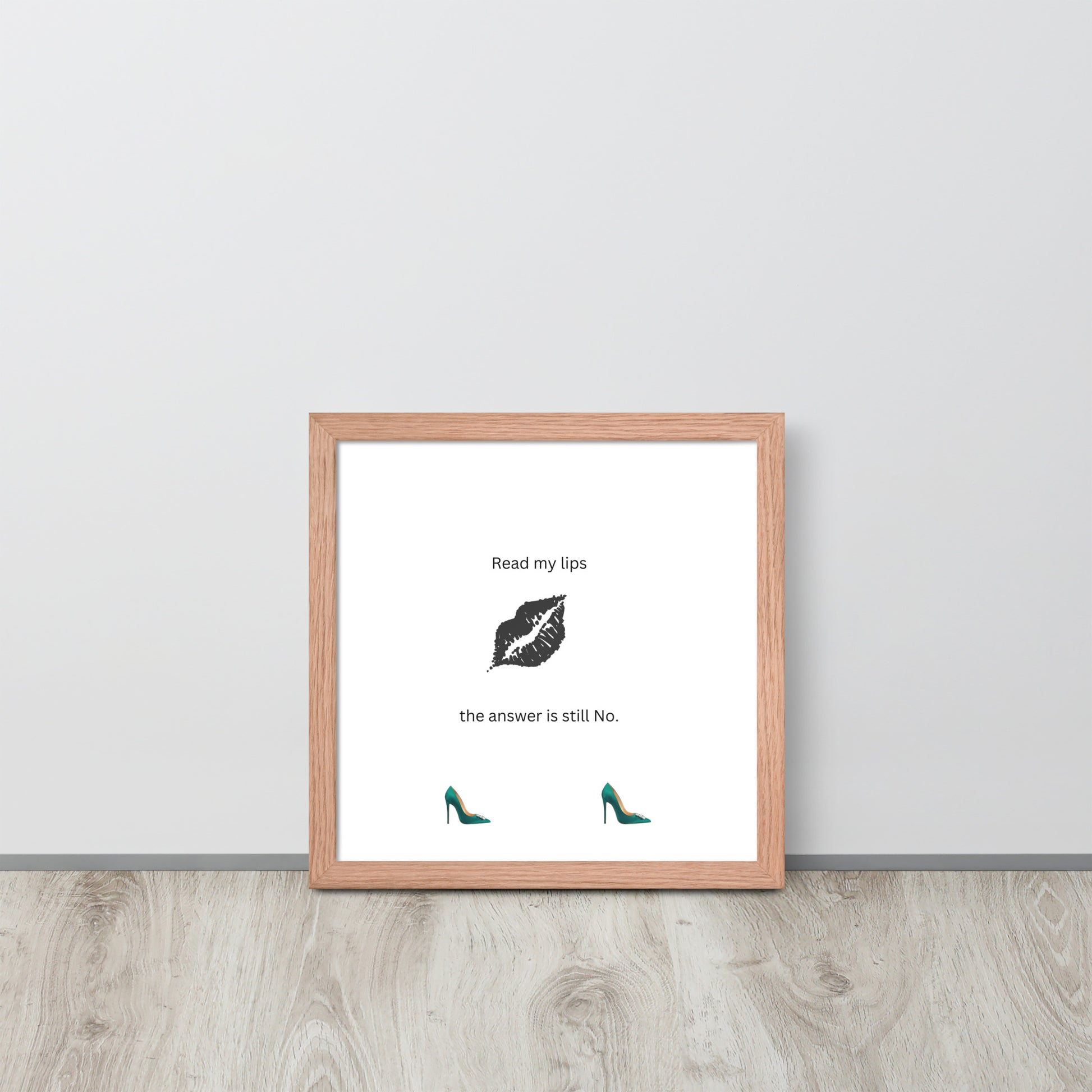 Black Framed Phot Paper Poster