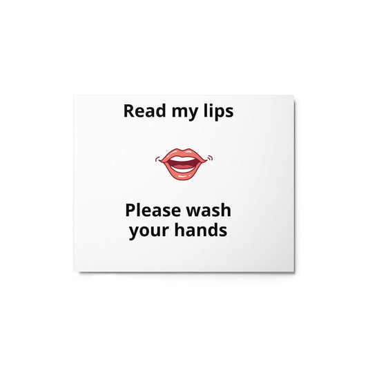 Wash Your Hands Metal Prints