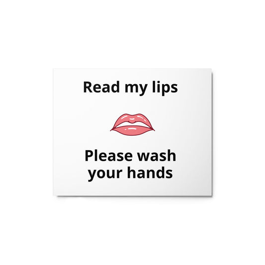 Wash Your Hands Metal Print