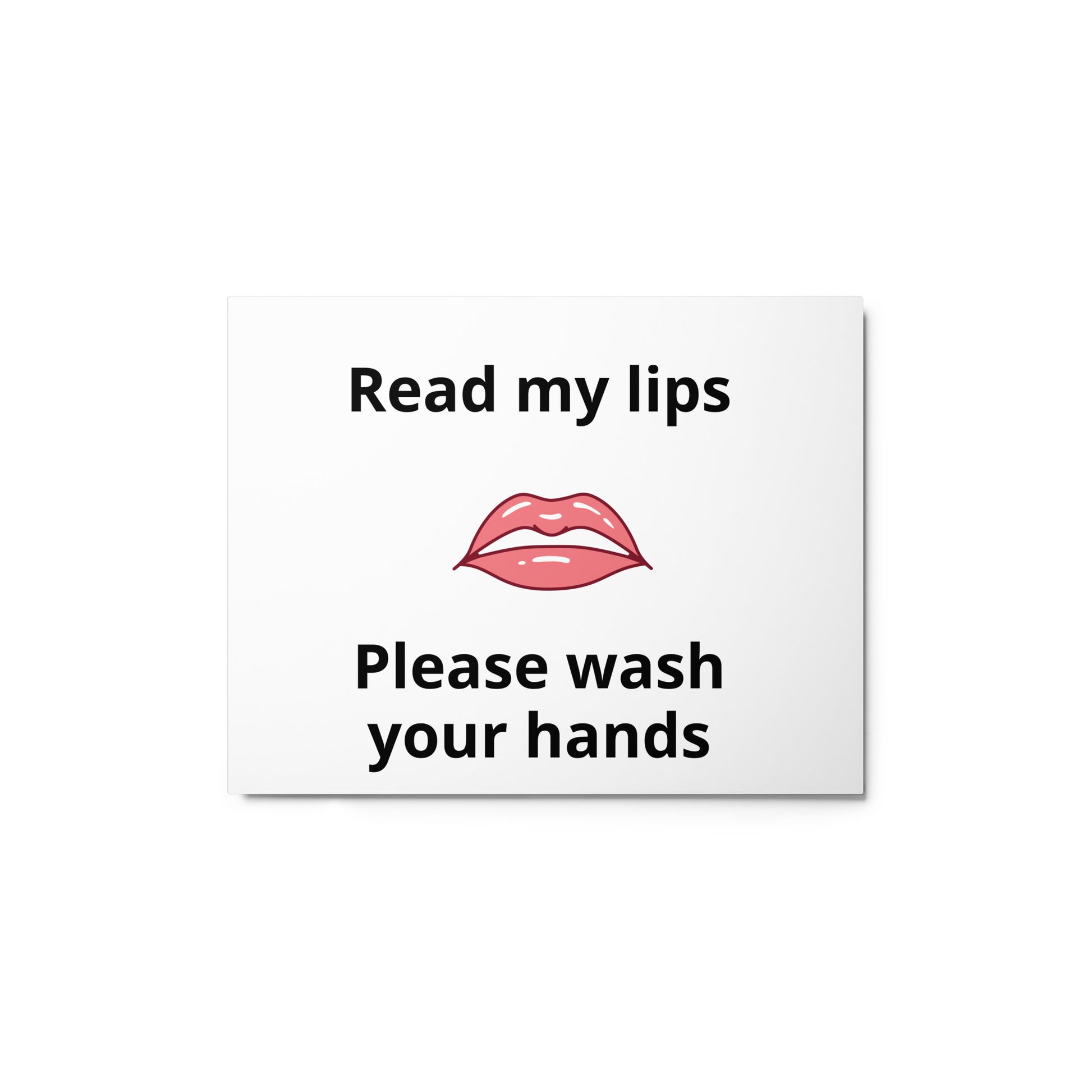 Wash Your Hands Metal Print
