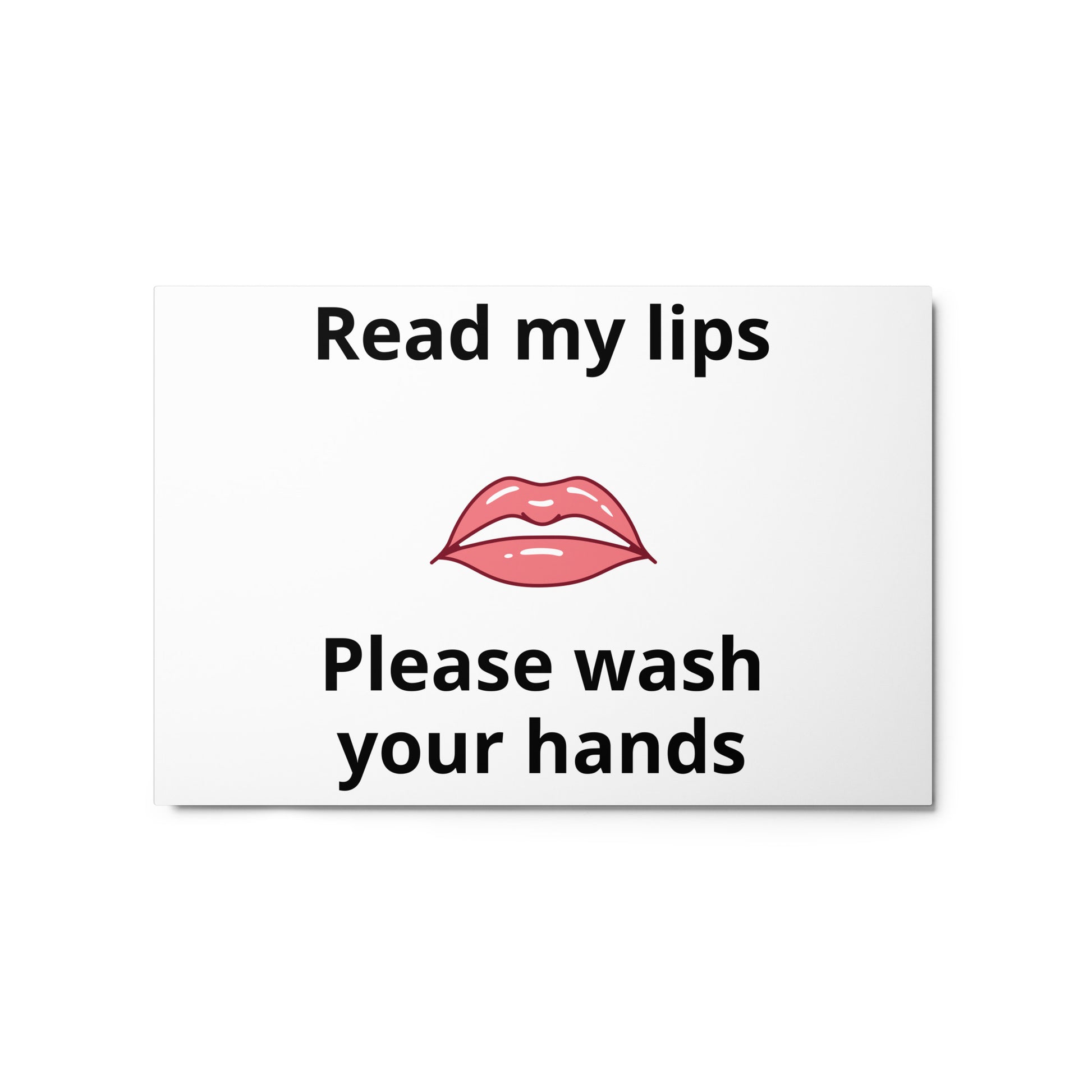 Wash Your Hands Metal Print
