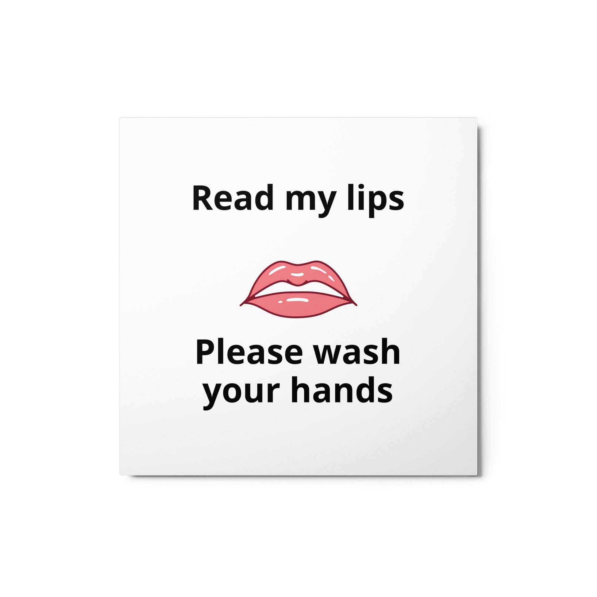 Wash Your Hands Metal Print