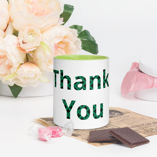 White Coffee Cup with Color Inside