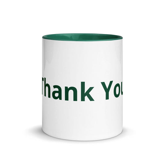 White Coffee Cup with Color Inside