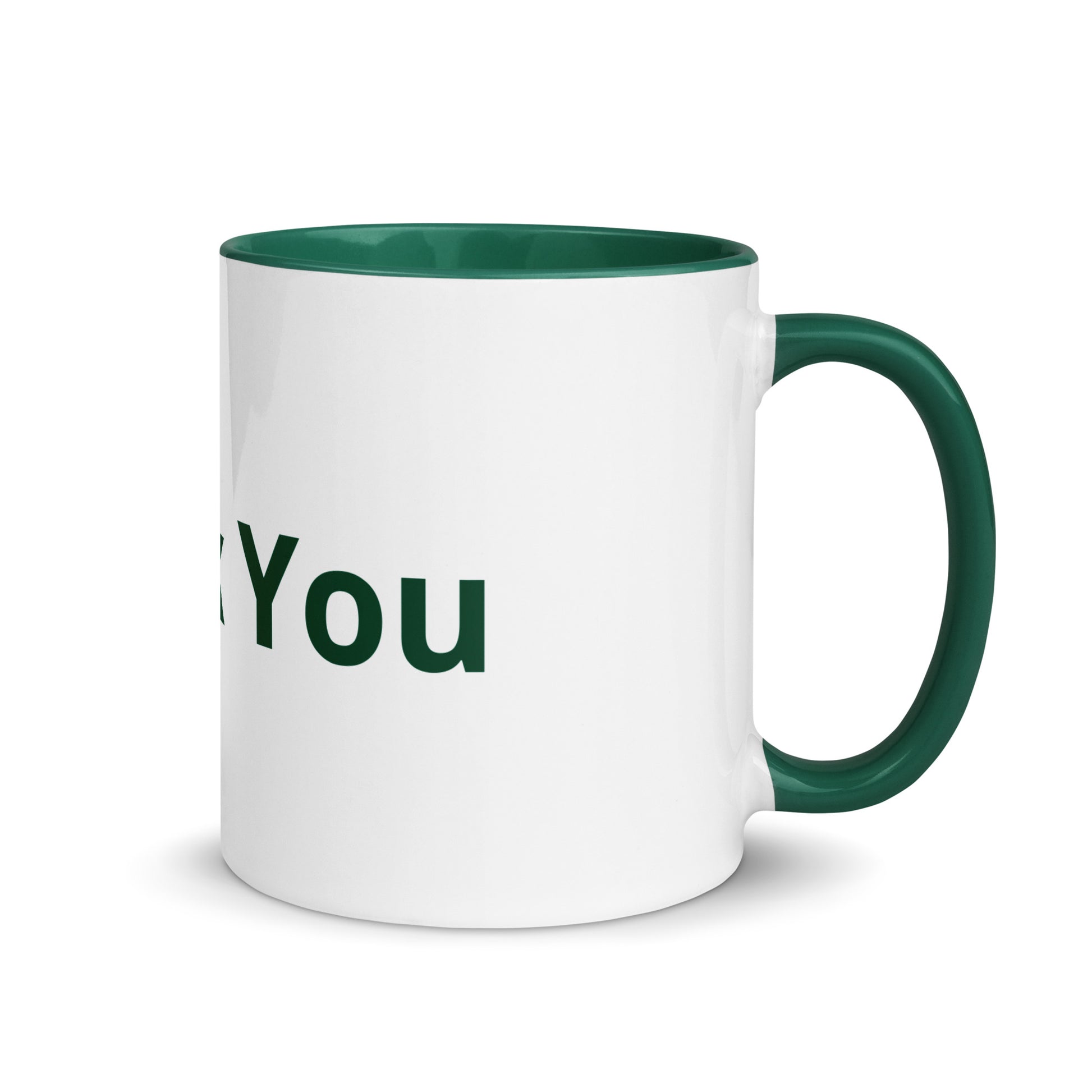 White Coffee Cup with Color Inside