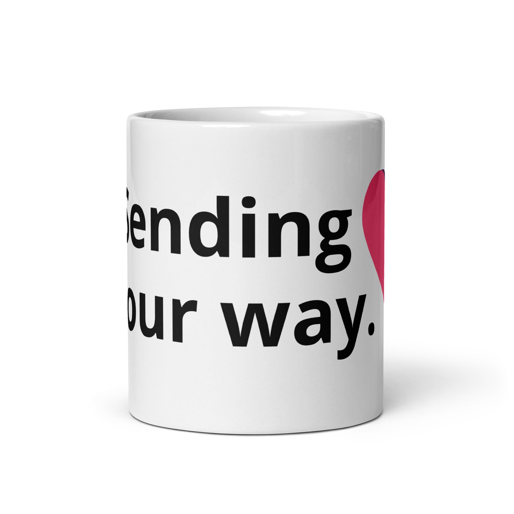 a White glossy mug