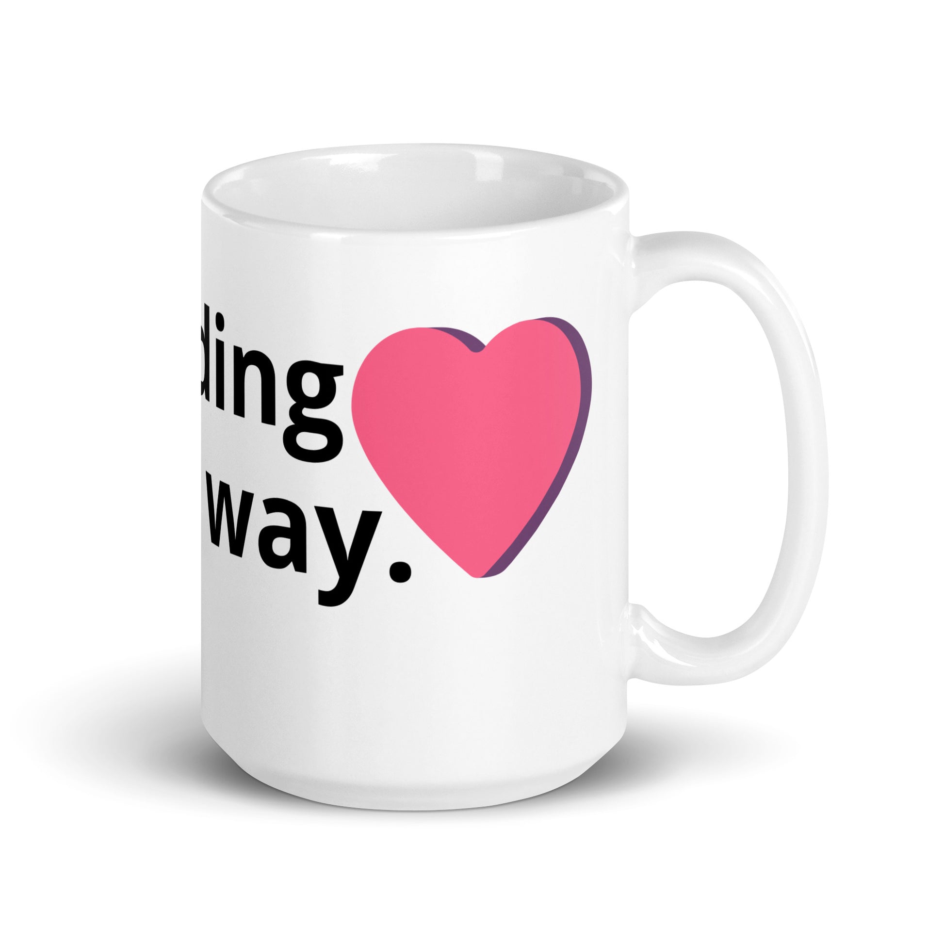 a White glossy mug