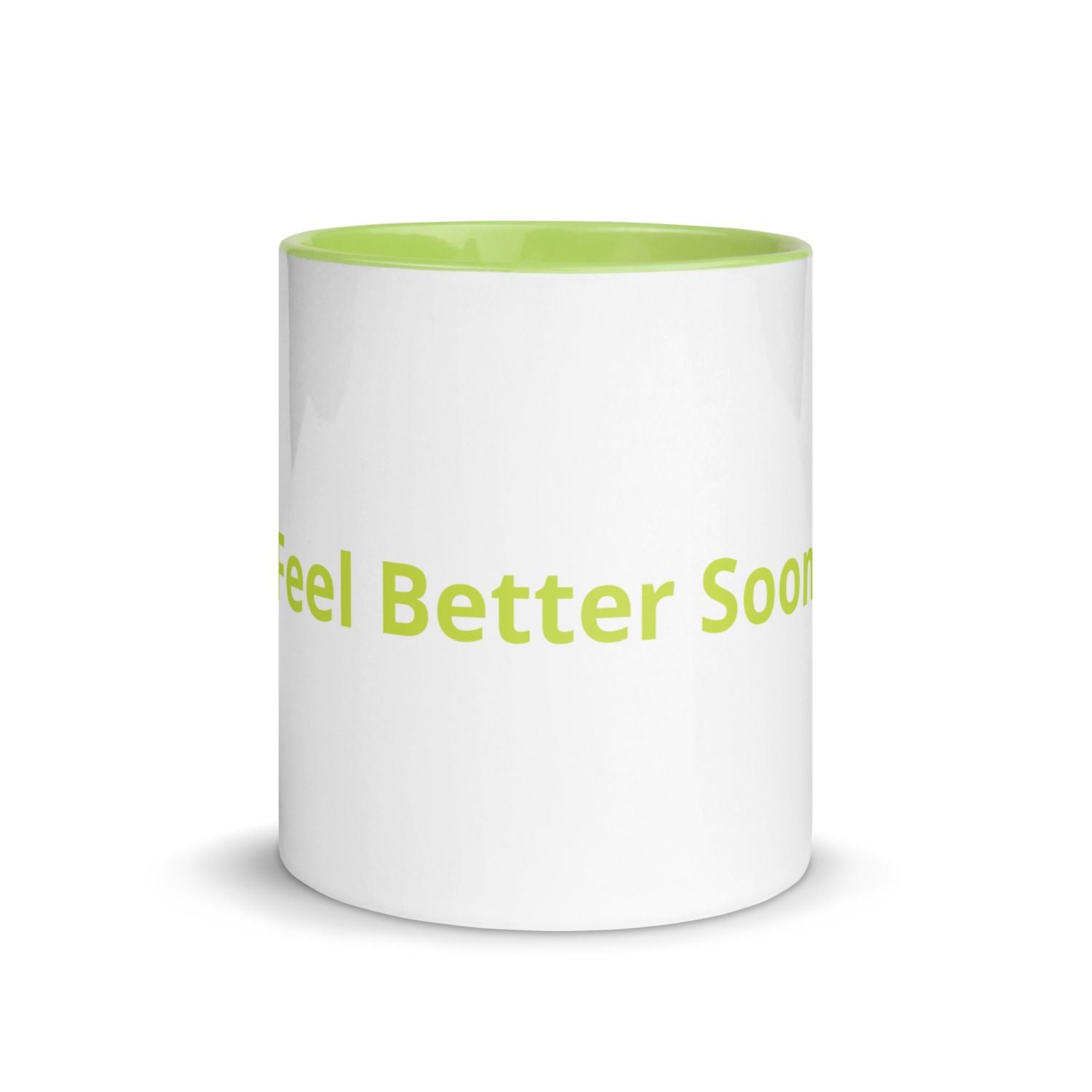 White Cup with Color Inside