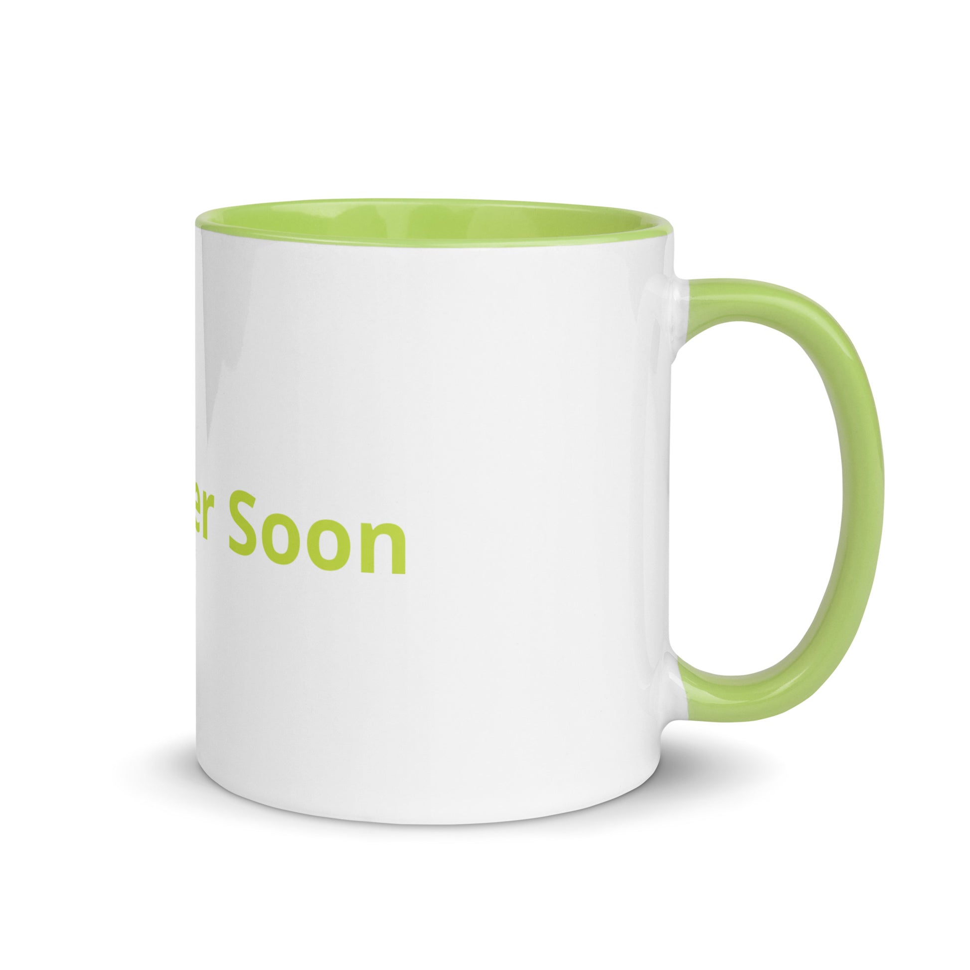 White Cup with Color Inside