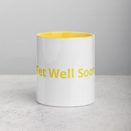 White Cup with Color Inside