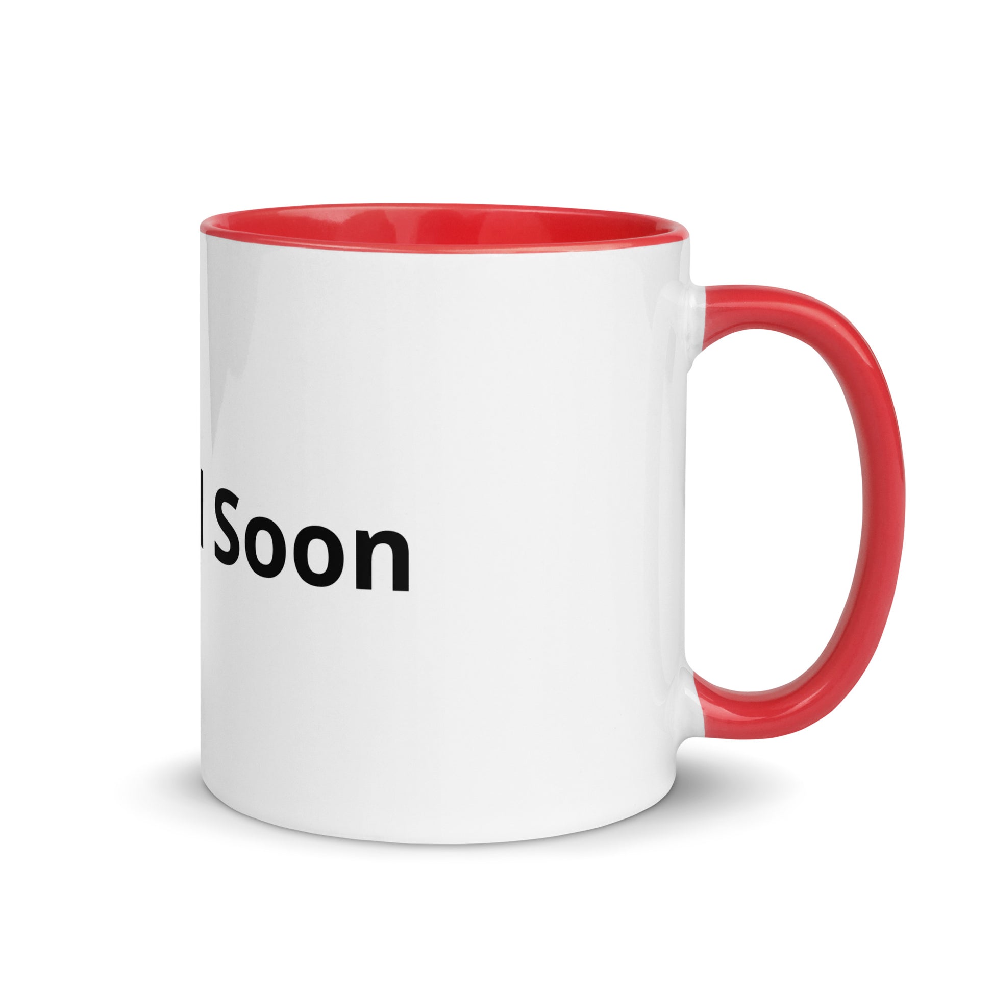White Mug with Color Inside