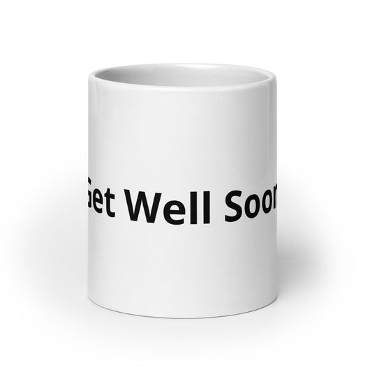 White glossy mug