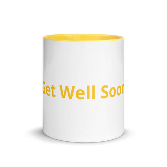 White Cup with Color Inside